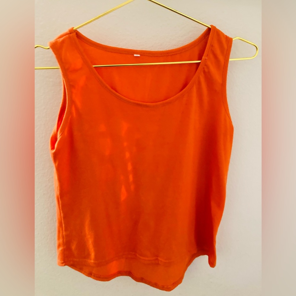 Orange Muscle Tee
